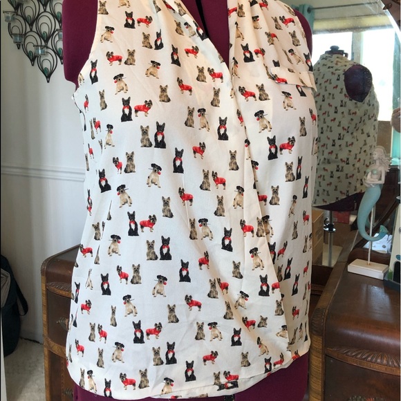 Adorable 1X doggie blouse! - Picture 3 of 4
